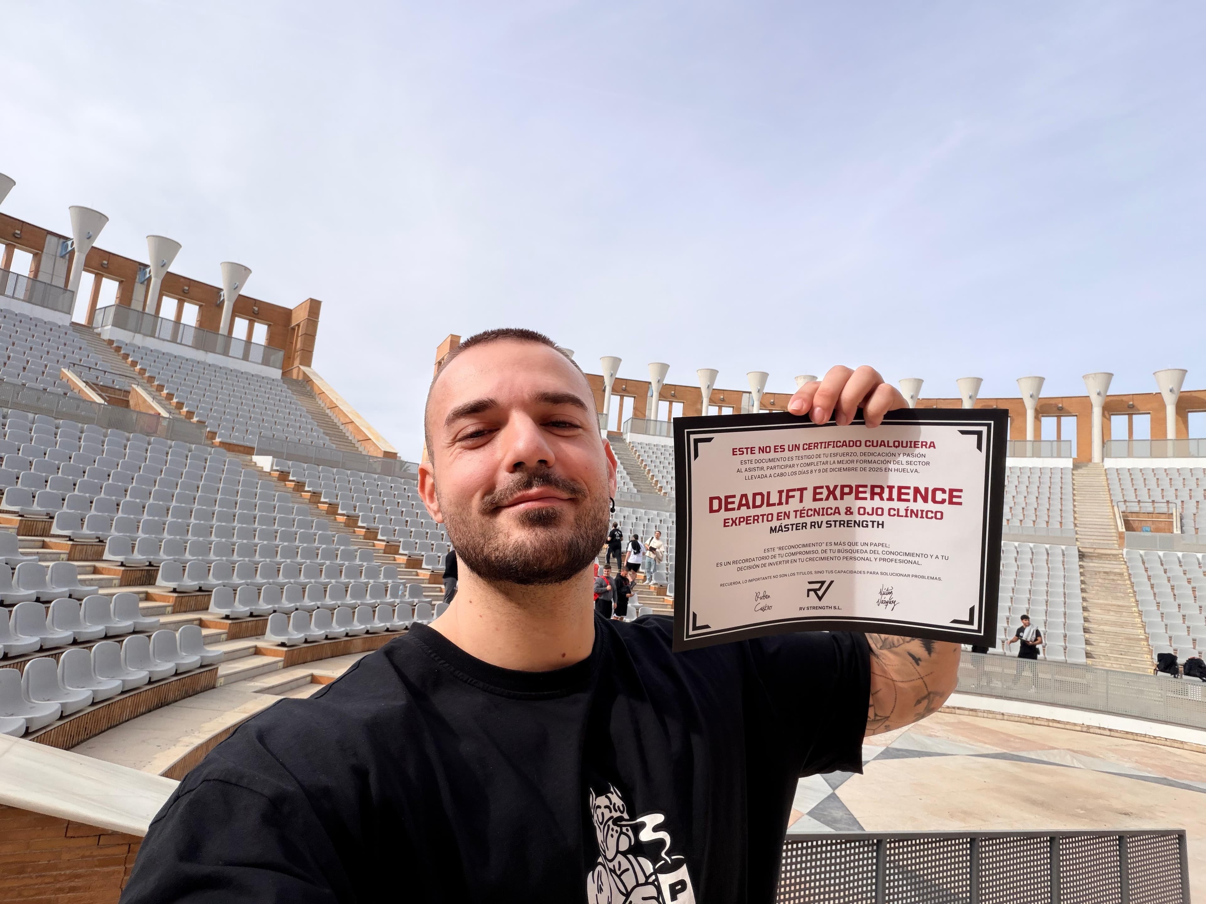 Diploma Deadlift Experience — formación de Diego Alameda